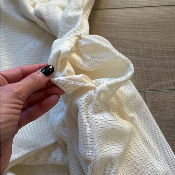 Piazza Sempione Textured Ivory A-Line Dress - Picture 9 of 10